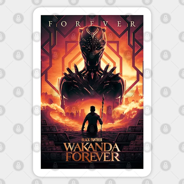 Wakanda Forever Sticker by SecretGem